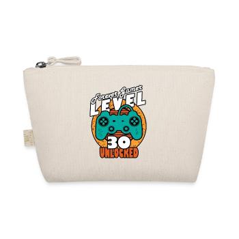 30th birthday level 30 gamer - Organic Pouch - nature - Front