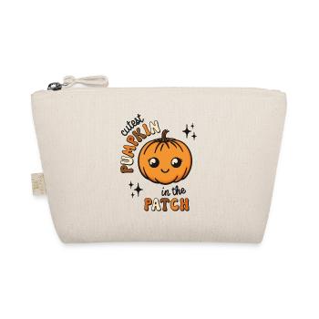 Cutest Pumpkin in the Patch süßer Kürbis - Organic Pouch - nature - Front