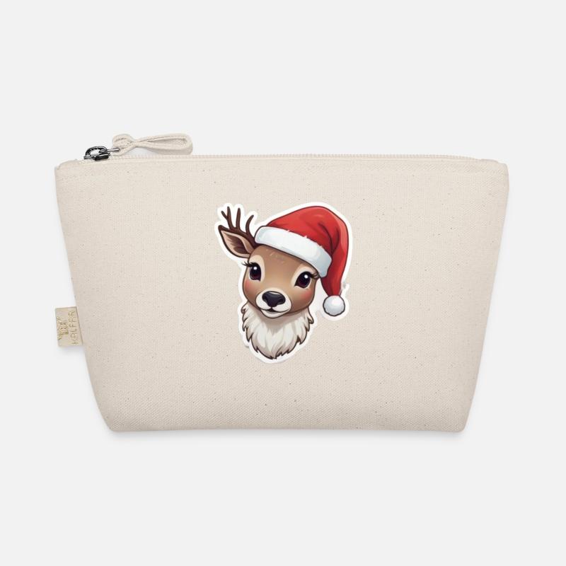 Reindeer Magic - Organic Pouch - nature