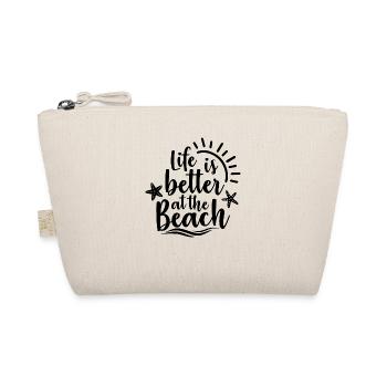 Life Is Better At The Beach - Organic Pouch - nature - Front