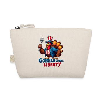 Gobble Gobble Liberty - Bio-Täschchen - Natur - Vorne