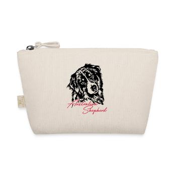 Australian Shepherd Aussie Dog Wilsigns Dog - Organic Pouch - nature - Front