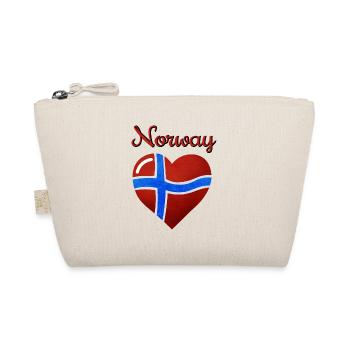 Die Flagge von Norwegen, Norges flaggeg - Bio-Täschchen - Natur - Vorne