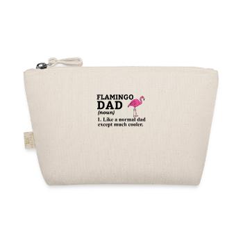 Flamingo Pink Flamingo Flamingo Gift - Organic Pouch - nature - Front