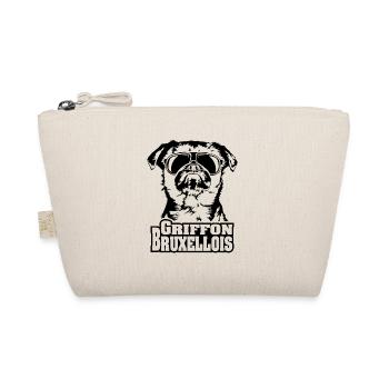 GRIFFON BRUXELLOIS cool Sonnenbrille Hunde Hund - Bio-Täschchen - Natur - Vorne
