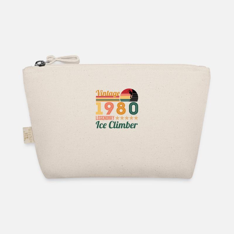 Eiskletterer Eisklettern Sportler Eis Klettern Bio-Täschchen