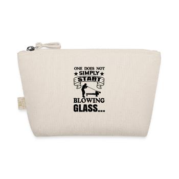 Glassmaker Glassblowers Glass Blowing Glass - Organic Pouch - nature - Front