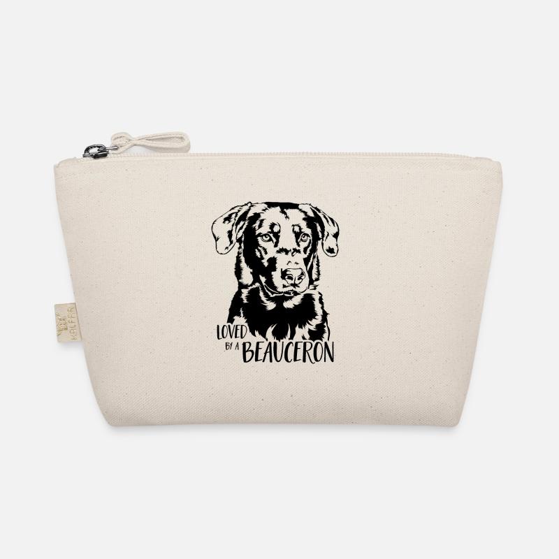 Loved by a BEAUCERON Hundespruch Hunde Wilsigns Bio-Täschchen