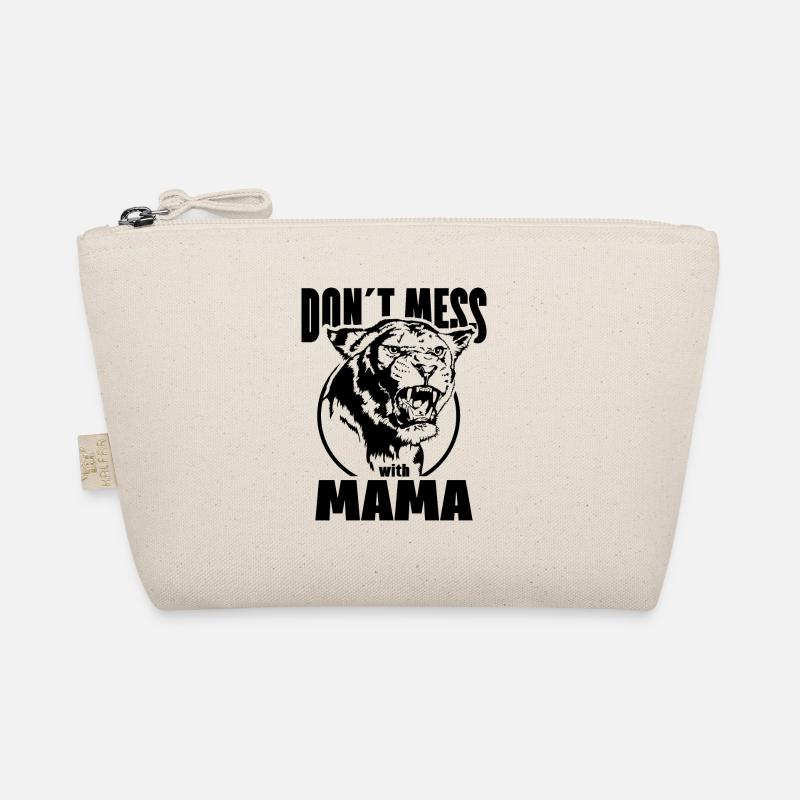 DON´T MESS WITH MAMA Löwin Löwe Spruch Wilsigns Bio-Täschchen