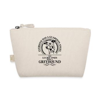 GREYHOUND Guardian Angel Hundespruch Hund Wilsigns - Bio-Täschchen - Natur - Vorne
