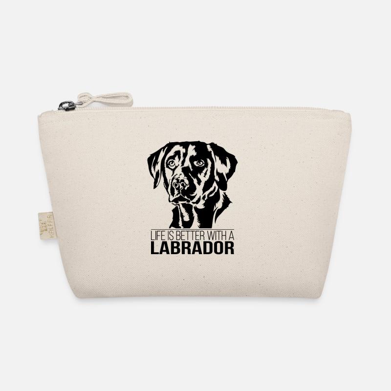 Labrador life is better Hunde Spruch Wilsigns Bio-Täschchen