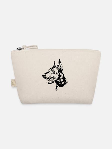 Doberman Dog Portrait Dogs Dog Sports Wilsigns - Organic Pouch - nature - Front