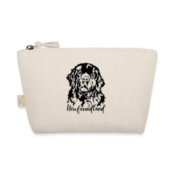 Newfoundland Portrait Hund Hunde Wilsigns - Bio-Täschchen - Natur - Vorne