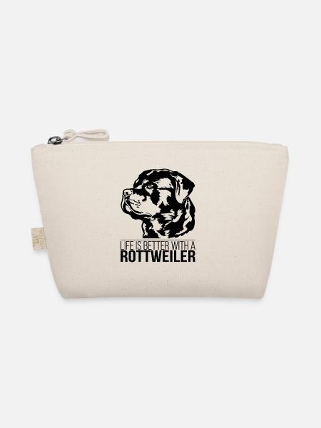 La vie de Rottweiler est meilleure Chiens Wilsigns - Trousse biologique - nature - Devant