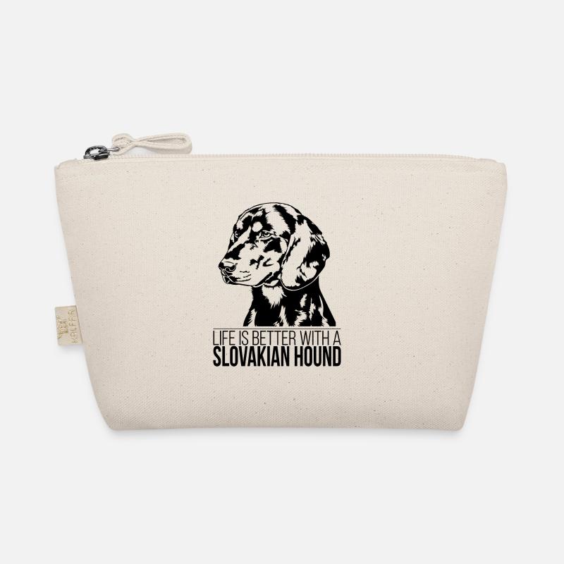 Slovakian Hound life is better Hunde Hund Wilsigns - Bio-Täschchen - Natur