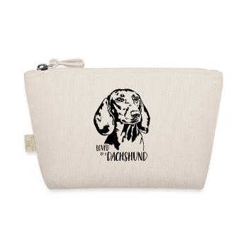 Aimé par un chien teckel disant chien Wilsigns - Trousse biologique - nature - Devant