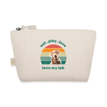 love my lab - Bio-Täschchen - Natur - Vorne