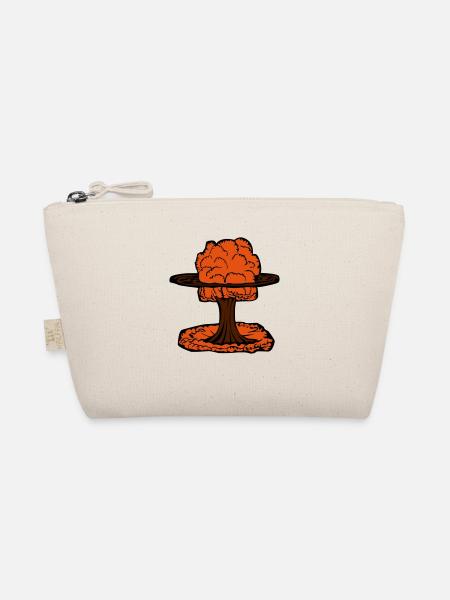 Nuclear Explosion Mushroom Cloud - Organic Pouch - nature - Front