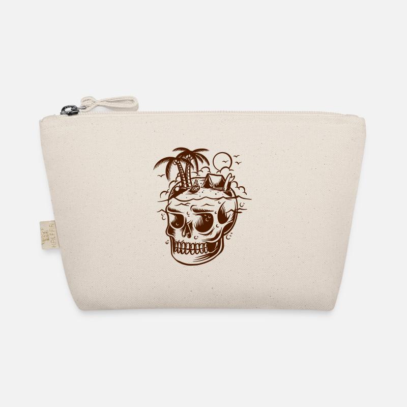 Skull surf Bio-Täschchen