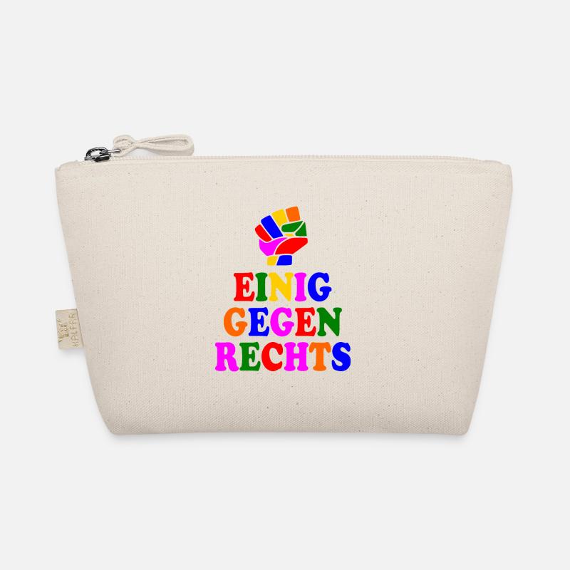 Einig gegen rechts Bio-Täschchen
