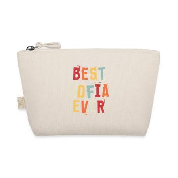 Meilleur Sofia Jamais Prénom Texte Rétro Cadeau - Trousse biologique - nature - Devant