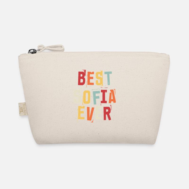 Best Sofia Ever First Name Retro Text Gift Organic Pouch