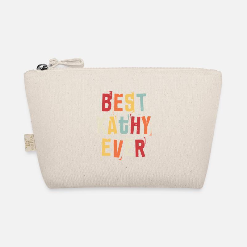 Best Kathy Ever First Name Retro Text Gift Organic Pouch