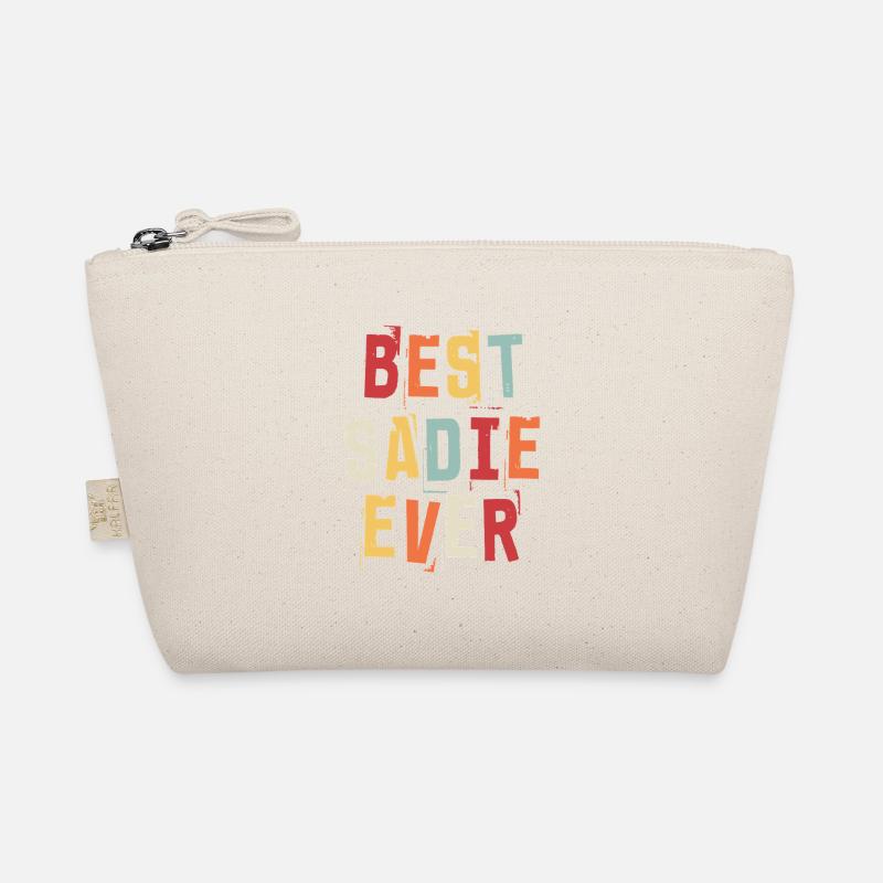 Best Sadie Ever First Name Retro Text Gift Organic Pouch