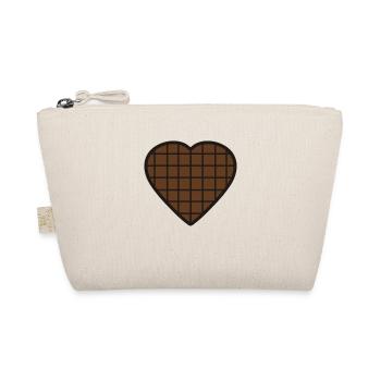 Coeur en chocolat - Trousse biologique - nature - Devant