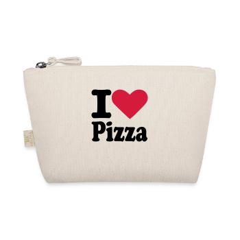 I love Pizza - Bio-Täschchen - Natur - Vorne