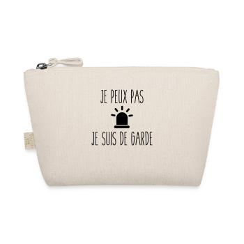 Je peux pas je suis de garde - Humour, Citations - Trousse biologique - nature - Devant