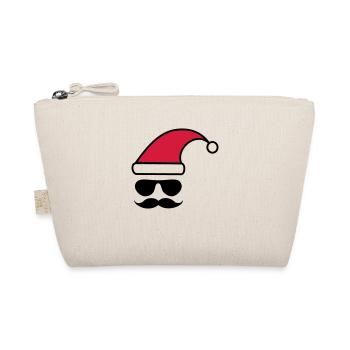 Weihnachtshipster - Bio-Täschchen - Natur - Vorne