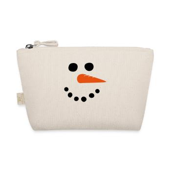 Snowman - Organic Pouch - nature - Front