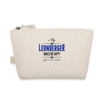 My Leonberger makes me happy - Organic Pouch - nature - Front