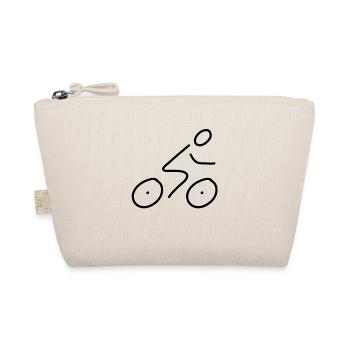 fahrradfahren - line - Bio-Täschchen - Natur - Vorne
