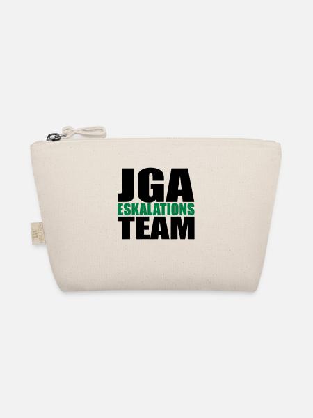 JGA Eskalation Junggesellen-Abschied Fun - Bio-Täschchen - Natur