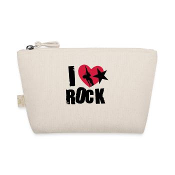 i love rock - Bio-Täschchen - Natur - Vorne
