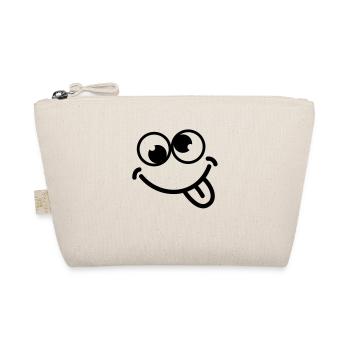 smiley_dumb_c1 - Bio-Täschchen - Natur - Vorne