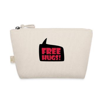 free hugs - Bio-Täschchen - Natur - Vorne