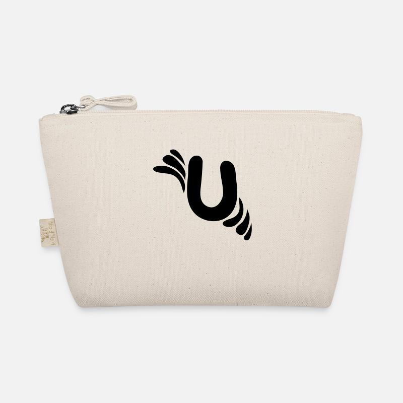 Letter U & Pattern Organic Pouch