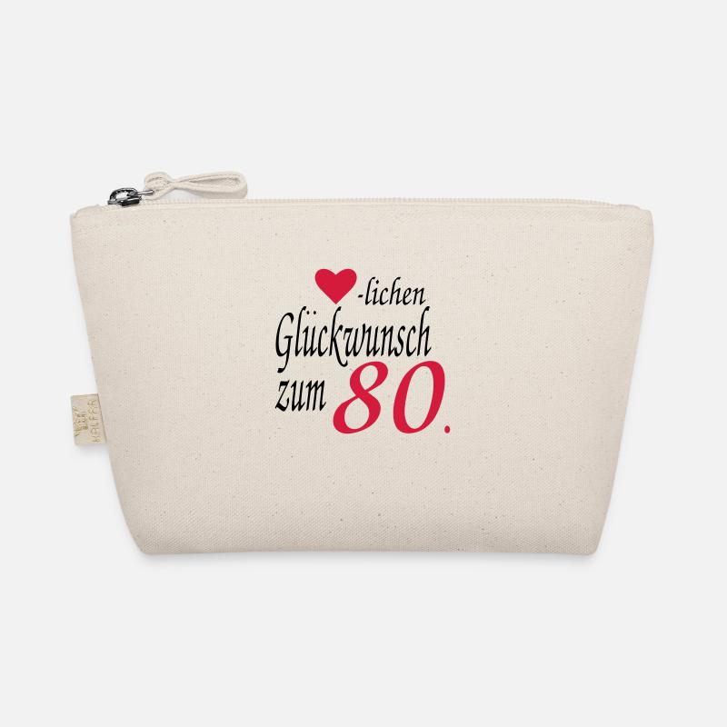 80 Geburtstag Bio-Täschchen