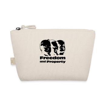 Freedom and Property - Bio-Täschchen - Natur - Vorne