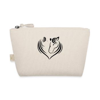 Horse love - women devoured with horse head - Organic Pouch - nature - Front
