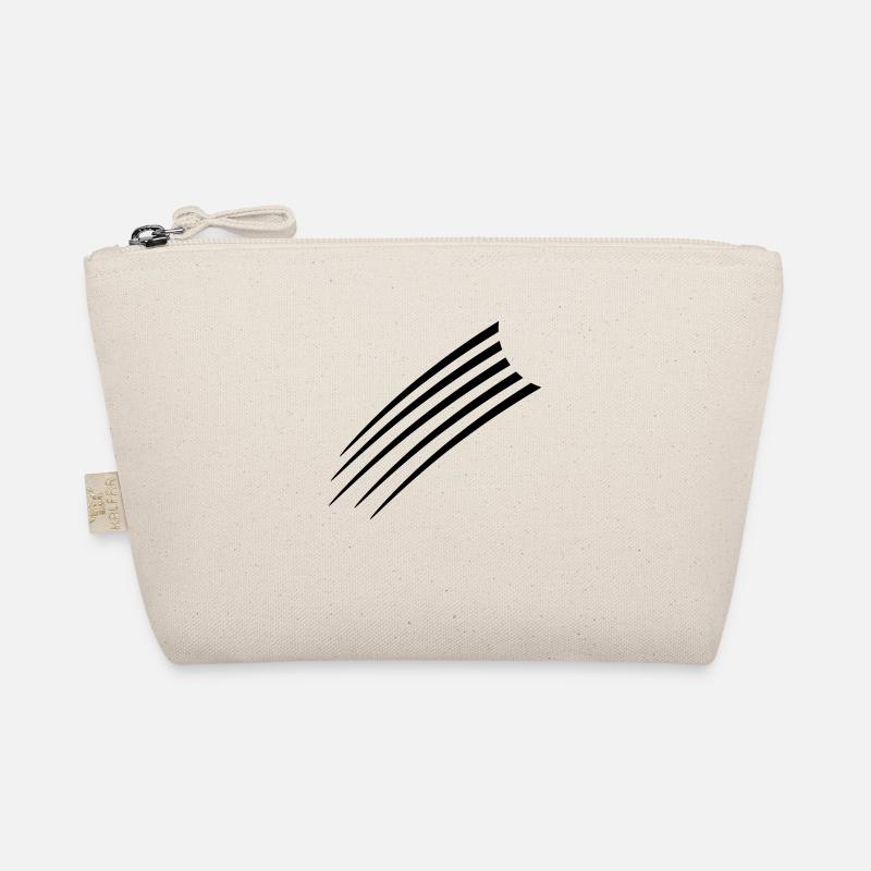 Cool Lines Pattern Organic Pouch