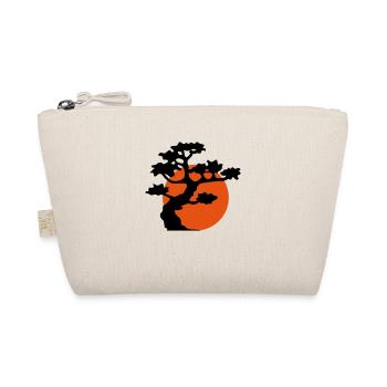 sun evening moon night tree decoration cool gaertn - Organic Pouch - nature - Front