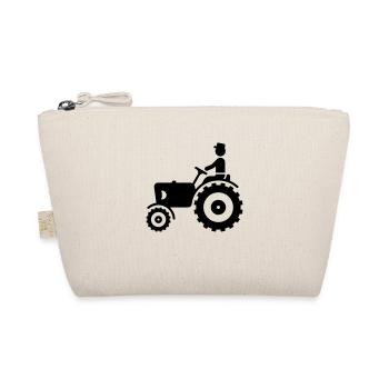 Farmer With Tractor - Organic Pouch - nature - Front