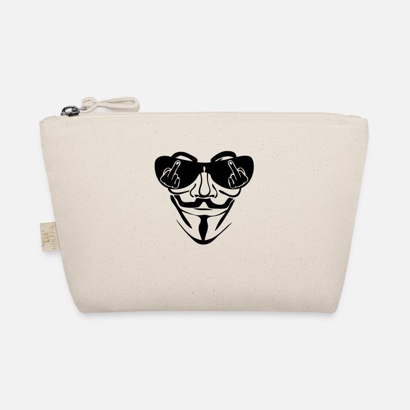 anonymous mask bezel fuck Organic Pouch