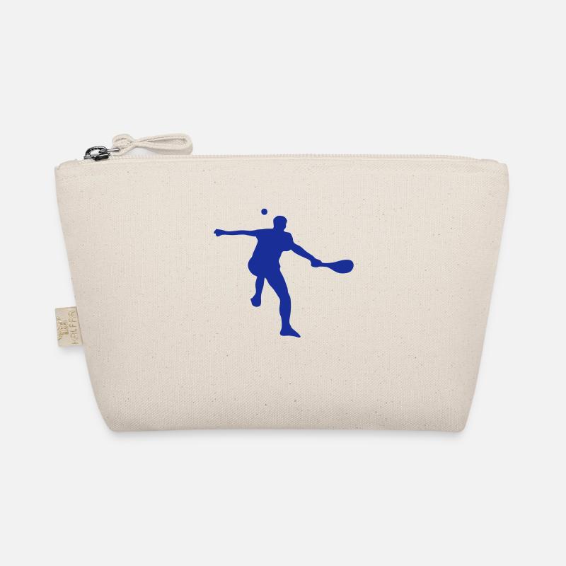 Basque pelota silhouette Organic Pouch