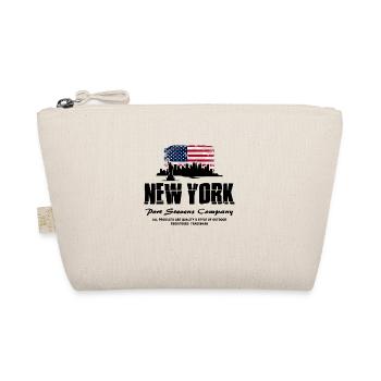 New York Skyline - USA Flag - Bio-Täschchen - Natur - Vorne