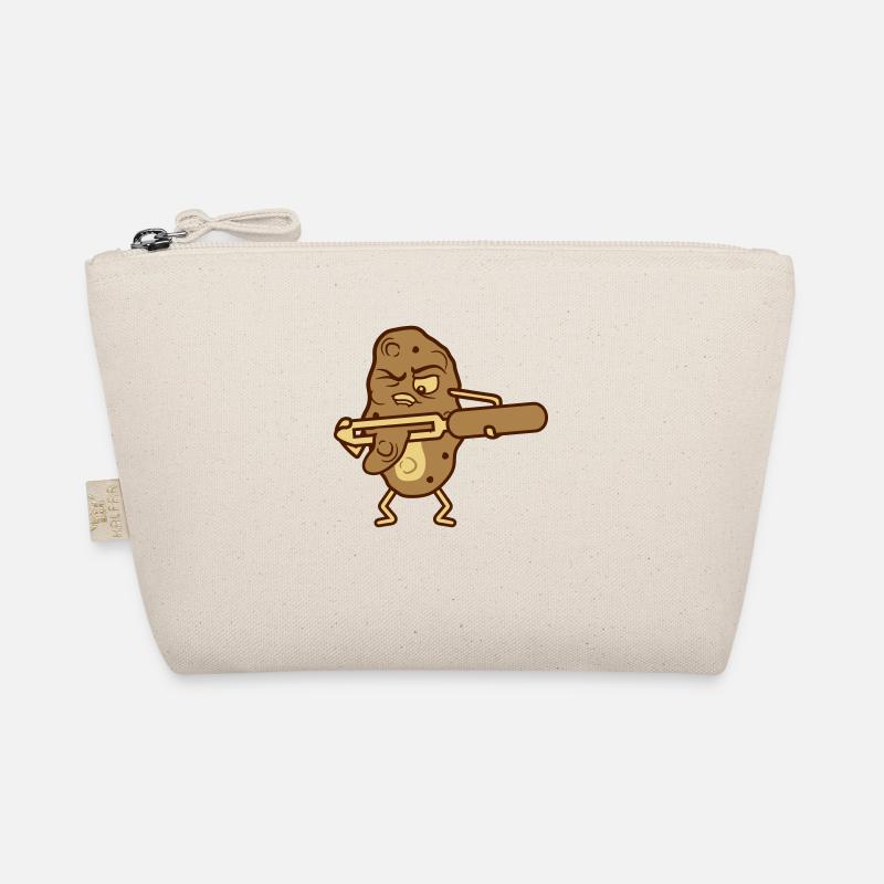 potato scares itself horror halloween Organic Pouch